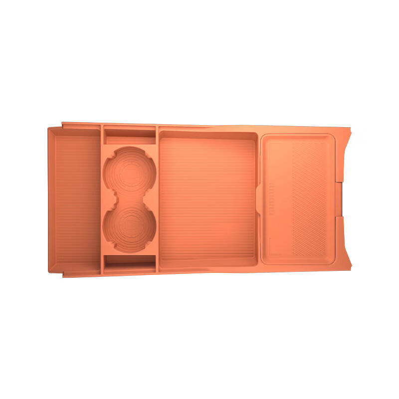 MDD适用25款方程豹钛7中控下收纳储物盒眼镜置物盒汽车用品改装配件 暮云橙