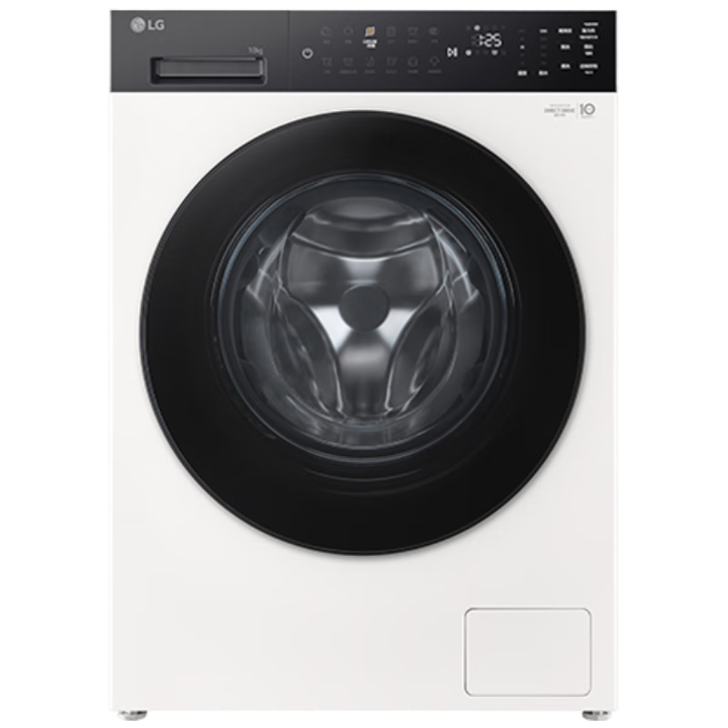 LG觅境X400 12KG滚筒全自动洗衣机 家用大容量洗烘一体 360°速净喷淋 1.1洗净比 FCK12D2CE