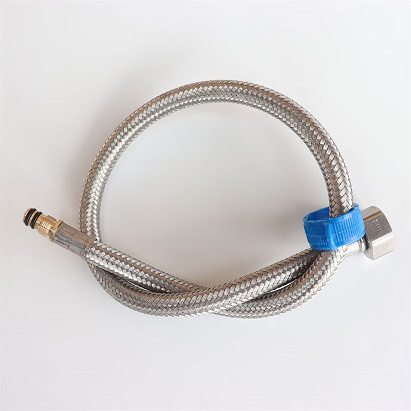 扑哩扑剌水龙头尖头下外丝软管冷热厨房菜面盆小口径配件 40cm1条