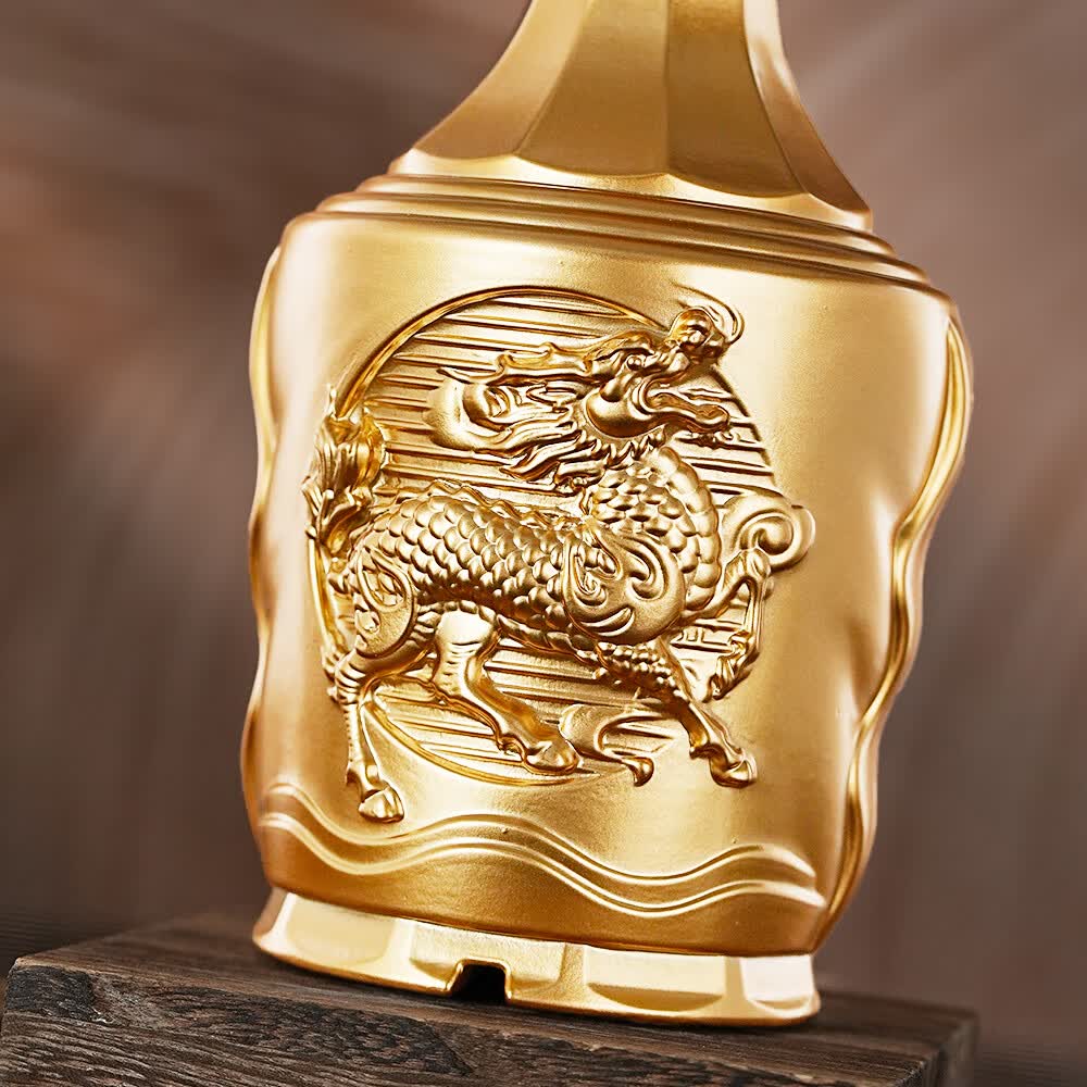 五粮浓香五粮液股份出品 工匠华礼 浓香型白酒 礼盒装 52度 500mL 6瓶 金瓶整箱