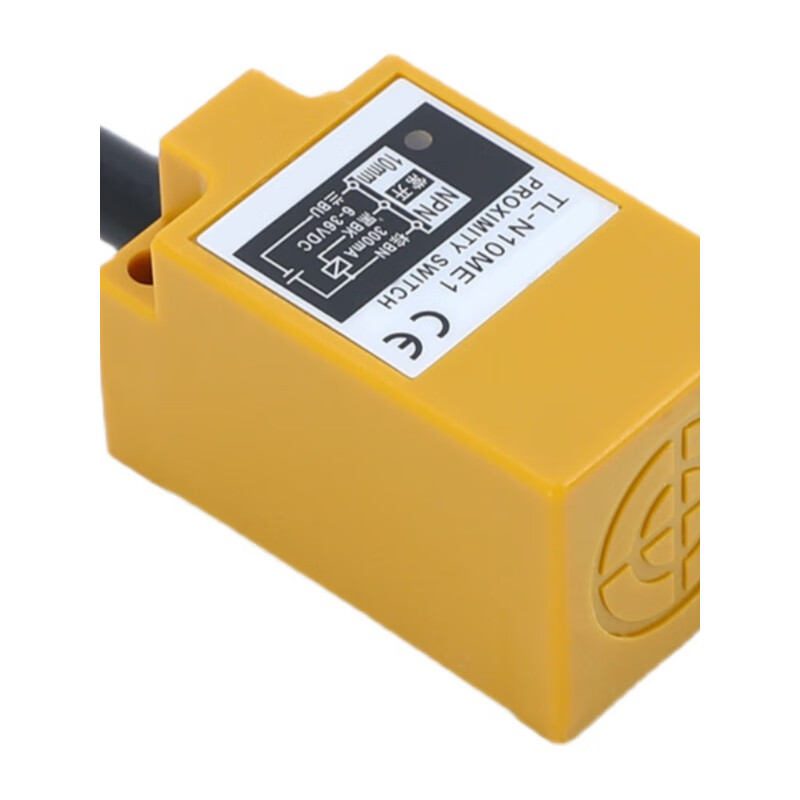 角柱方形接近开关TL-N10ME1三线NPN常开10-30V金属感应器水泥砖机 TL-N5ME1三线NPN常开 25*25*38