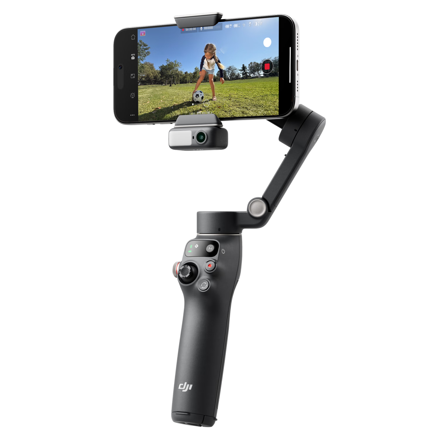 �󽮡���Ʒ��DJI Osmo Mobile 8 �ֻ��ȶ���OM8�ֳ���̨360�ȸ��ķ������ĸ��۵���Яֱ��vlog�������� Vlog��װ��Mic Mini ������ ̼�غڣ� �ٷ����� 997Ԫ