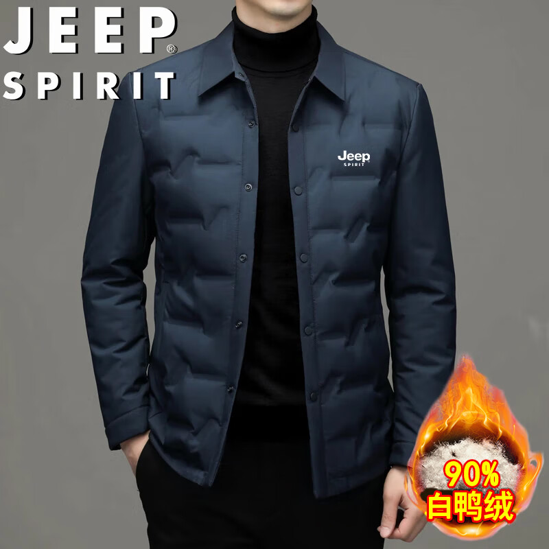 ���ڲ�����JEEP SPIRIT�������޷���ʿ�ﶬ�������з����ᱡ��ů�������� ����ɫ M 379Ԫ