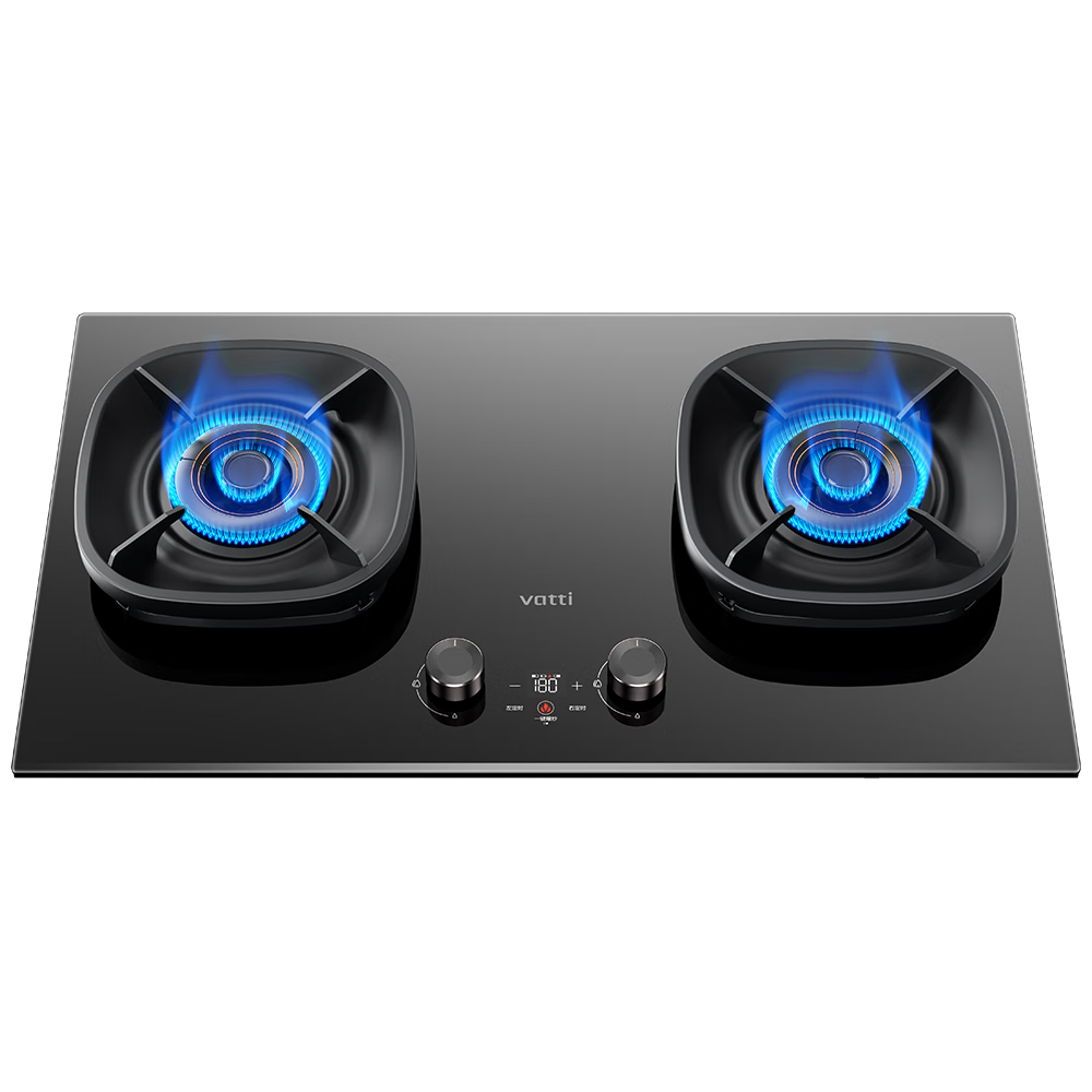 華帝(VATTI)【雙邊定時(shí)+70%熱效率】國家補貼燃氣灶天然氣嵌入式一鍵爆炒5.7kW猛火聯(lián)動(dòng)煤氣爐灶具灶臺i10507H