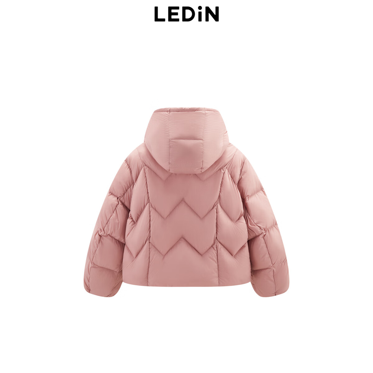 乐町羽绒服外套C2ACE4317 粉色5 S