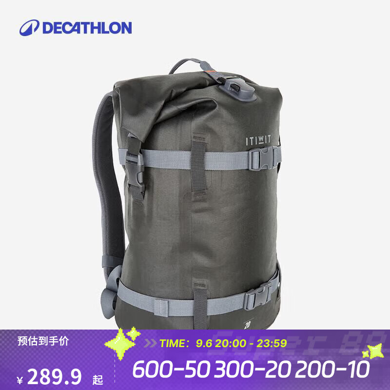 �Ͽ�ٯ��DECATHLON����ˮ˫������˰�Ư�������������˶�����Ǳˮ����ITIWIT ��ɫ20L