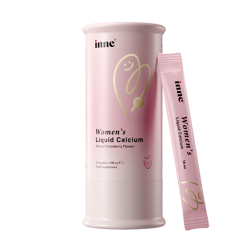 Inne因你美好钙液体钙片 柠檬酸钙维生素d3K2 孕妇补钙备孕哺乳期21条