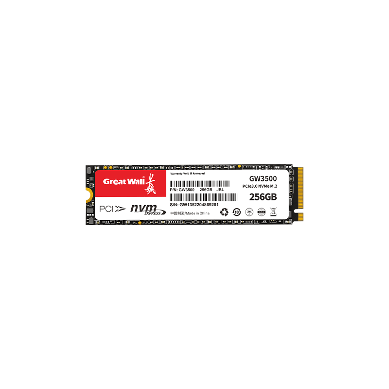 ǣGreat Wall256GB SSD̬Ӳ M.2ӿ(NVMeЭ)PCIe 3.0x4 GW3500ϵ 3300MB/s
