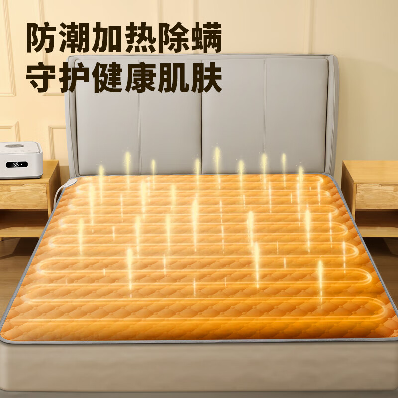 扬子（YANGZI）水暖毯电热毯水循环恒温加热双人电褥子1.8米x2米双温双控2025 【智能控温遥控触屏款】除螨防潮-定时恒温 3.0*1.8米恒温加厚毯-水暖不上火
