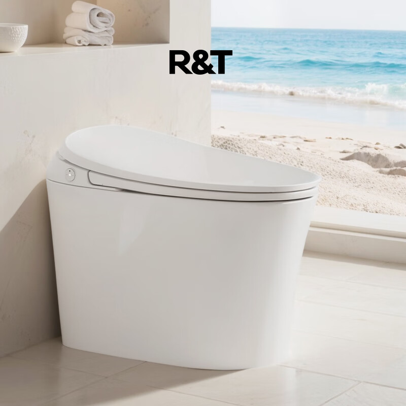 瑞尔特（R&T）智能马桶脚感冲水抗菌座圈节水轻智能马桶 RTV1206 305/300mm