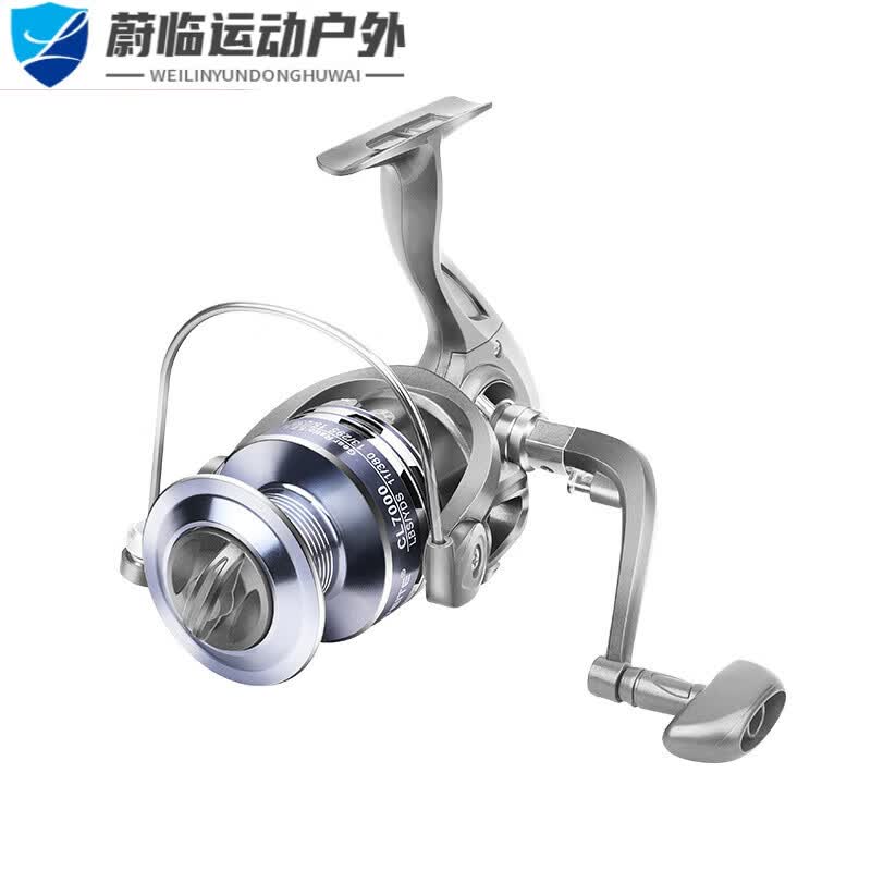 ZOCI鱼轮纺车轮全金属远投轮金属摇臂微物路亚轮渔轮海竿 CL摇臂 不带线