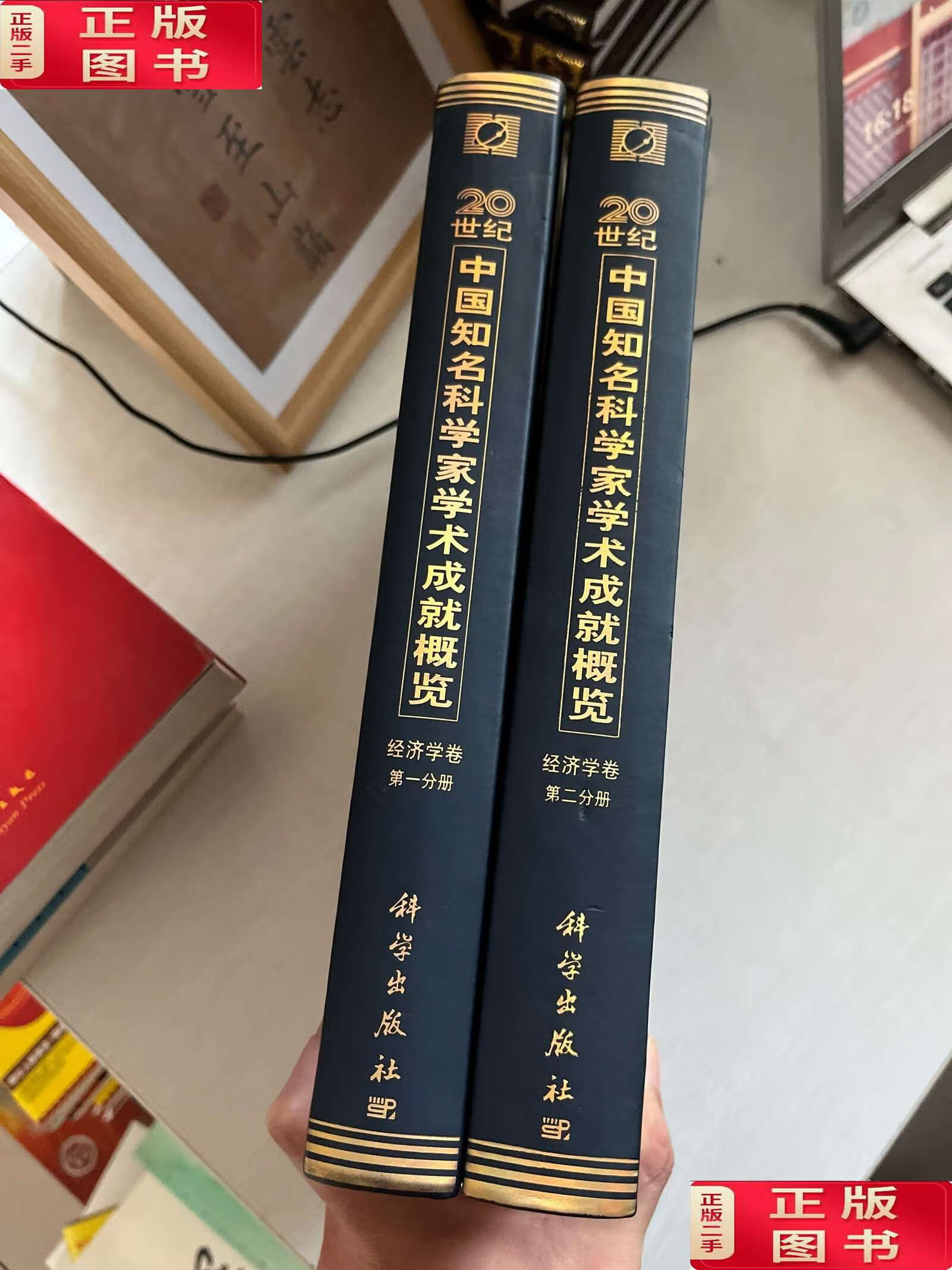 【二手9成新】20世纪中国知名科学家学术成就概览经济学卷 ，二分册 /张卓元,厉以宁,吴敬琏 科学