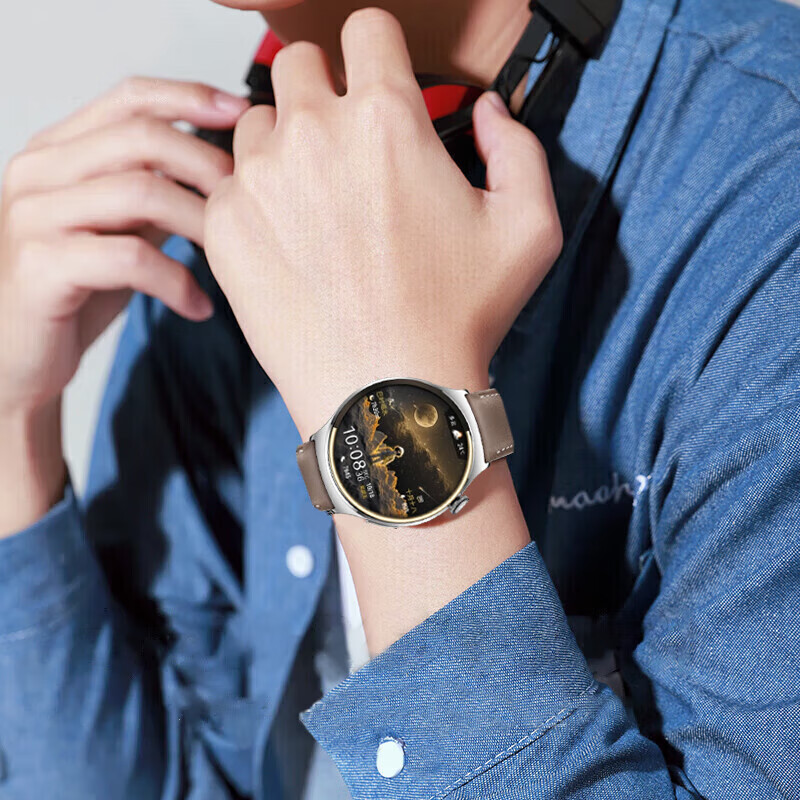 华为（HUAWEI）watch 4智能手表男女士款商务ESIM独立通话电话NFC心率血氧检测运动高端商务送成人情侣礼物 土星褐46mm+好评送礼 京东折扣/优惠券