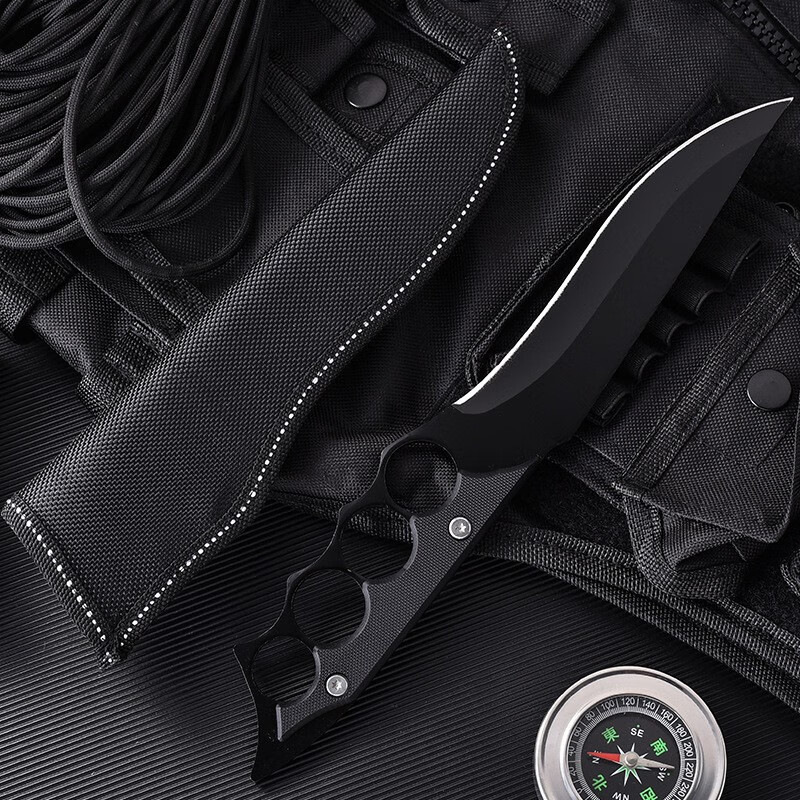 牧马人二代户外高硬度多功能刀具随身小刀荒野求生刀野外露营刀具