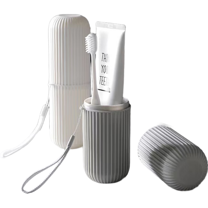 牙刷杯学生旅行盒便携式洗漱杯套装刷牙杯牙缸牙具盒刷牙漱口杯 【大号】1个装 牙刷盒