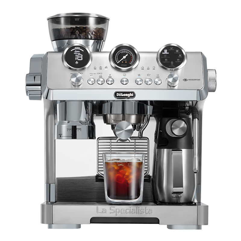 ������Delonghi�����Ȼ���ʽ���Զ�����19Barȫ�Զ���ĥһ���������������ϸ�˴����ݽ��������� ����ʿEC9885.M 15����ĥ40΢�� �������� ��ţ���ֱ�������ˮ�� 8244.15Ԫ(������)