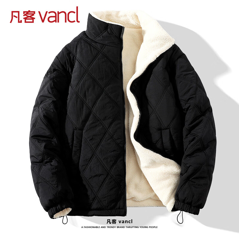 ���ڲ��������ͳ�Ʒ��VANCL�������޷���ʿ�����¿���޼Ӻ񿹺���ů���׶̿����� ��ɫ XL