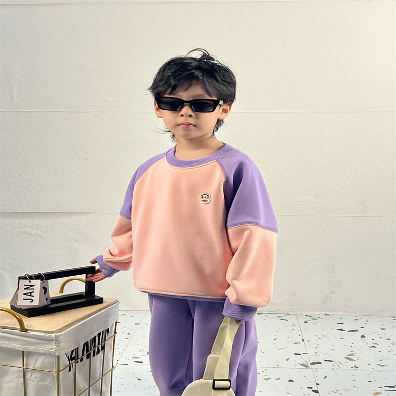 ����paul frank��ͯװ��ͯ������װ2025���������ʱ�ů�����˶��д�ͯʱ�к����װ 080F��ɫ 110 54.9Ԫ