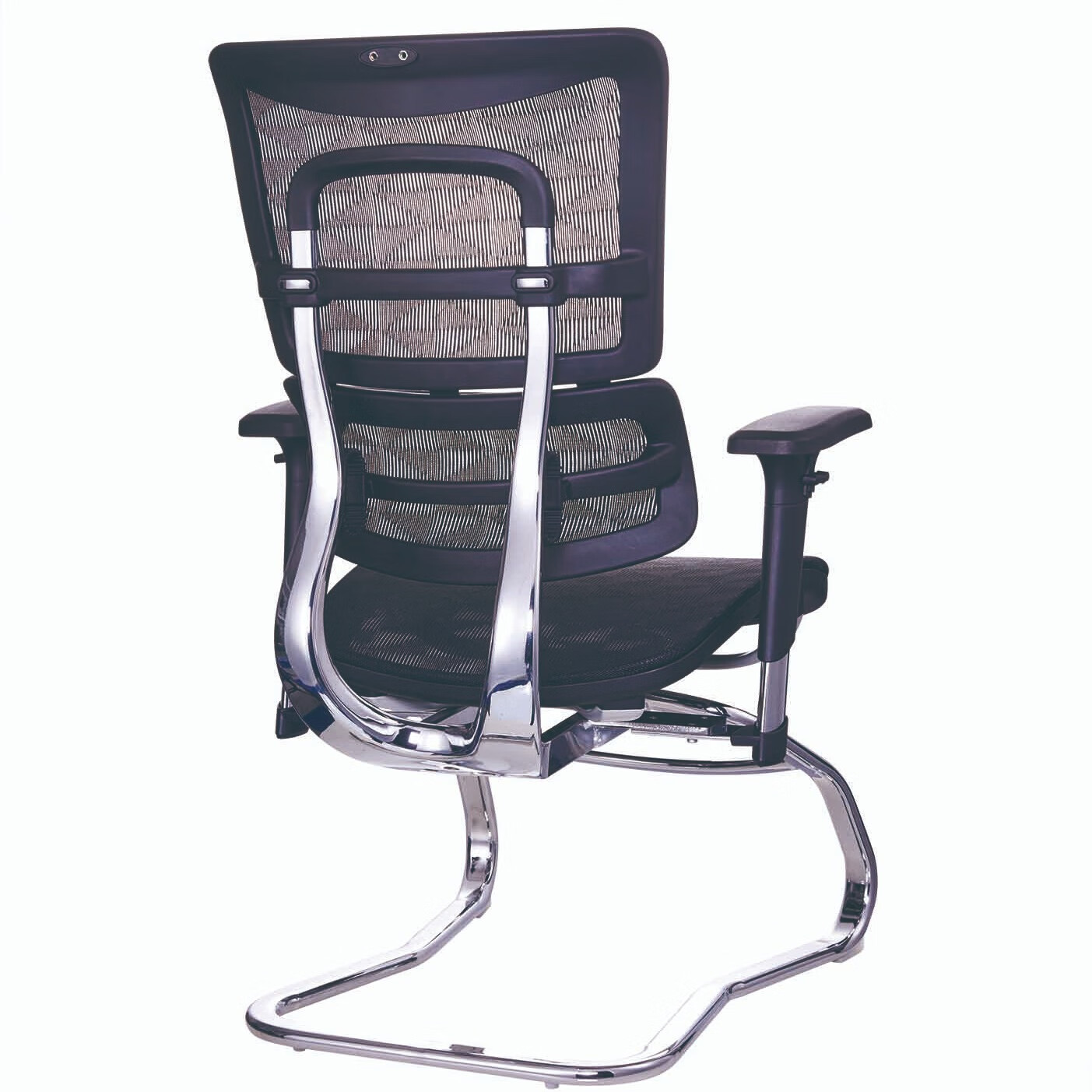 GAVEE 高个定制可躺人体工学椅午休电脑椅家用转椅网椅升降办公椅 80系弓形椅 网布 铝合金脚