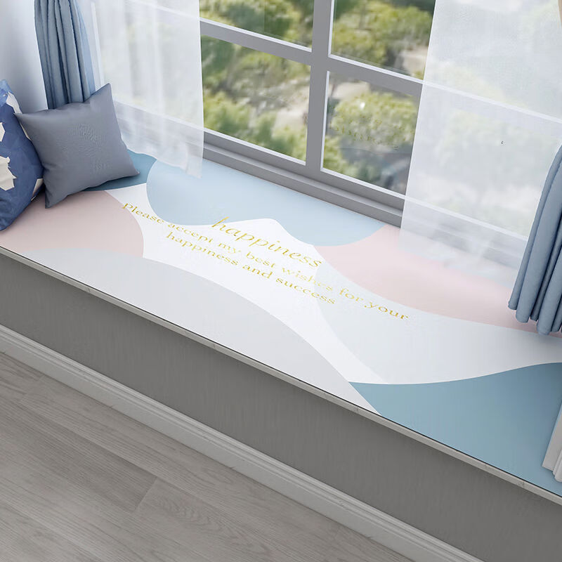 夢(mèng)的絲娜飄窗墊窗臺墊防曬可地墊 PGNE296-海 60*60cm