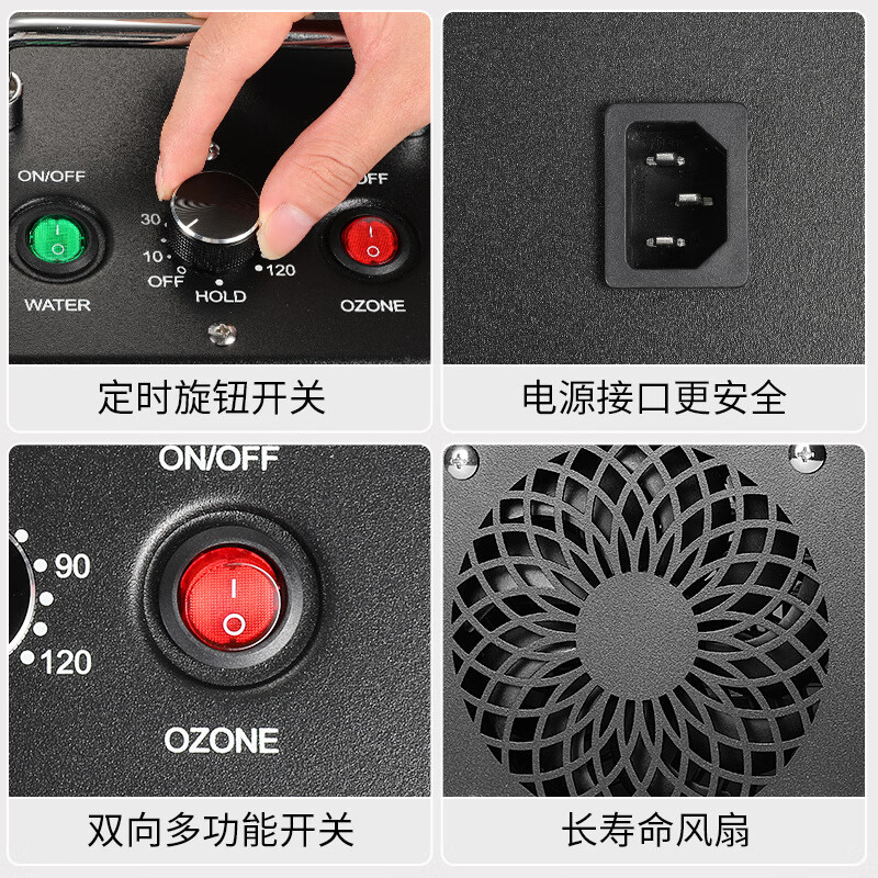 拓普万 TOPUVAN臭氧发生器商用家用强力除臭除甲醛异味空气净化消毒神器食品厂垃圾房空气消毒杀菌除臭设备 蓝色款【30g/h空间消毒+1g水消毒】