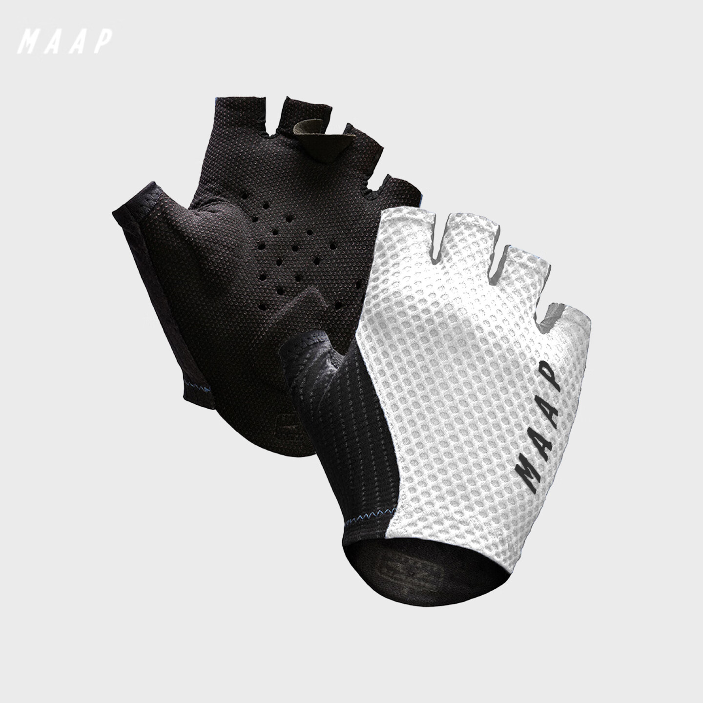 MAAP【新品】 Pro Race Mitt 秋雾白 骑行半指手套 秋雾白 S