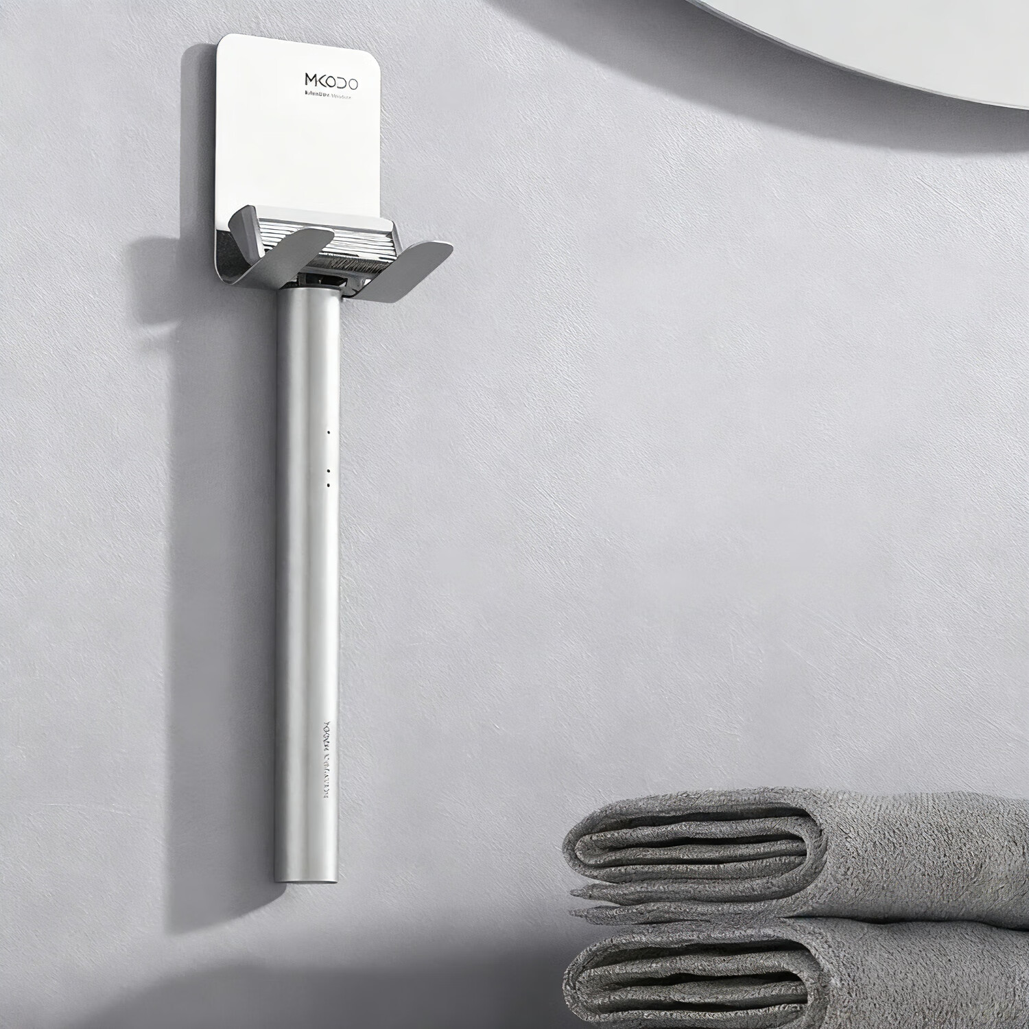 麦科多(mkodo)F1振感手动剃须刀刮胡刀 德国进口刀头可风干杀菌 高端礼盒装节日纪念日礼物送男生 F1标准版/灰(7件套)