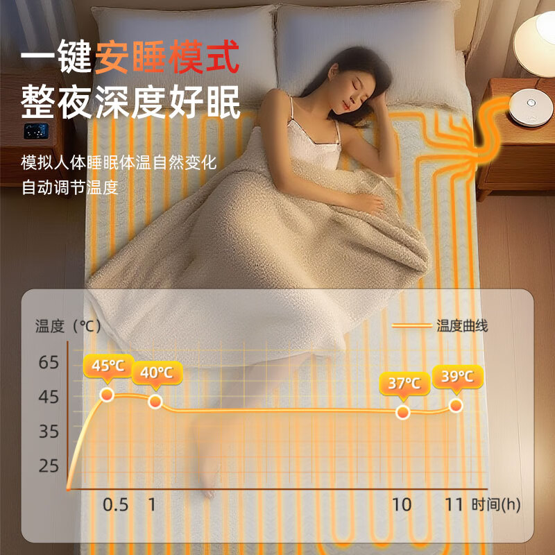 IRIS水暖毯家用2025新款双人加热电褥子暖毯单人水暖循环电热毯爱丽丝 【遥控速热 2025款】90cm*180cm单人