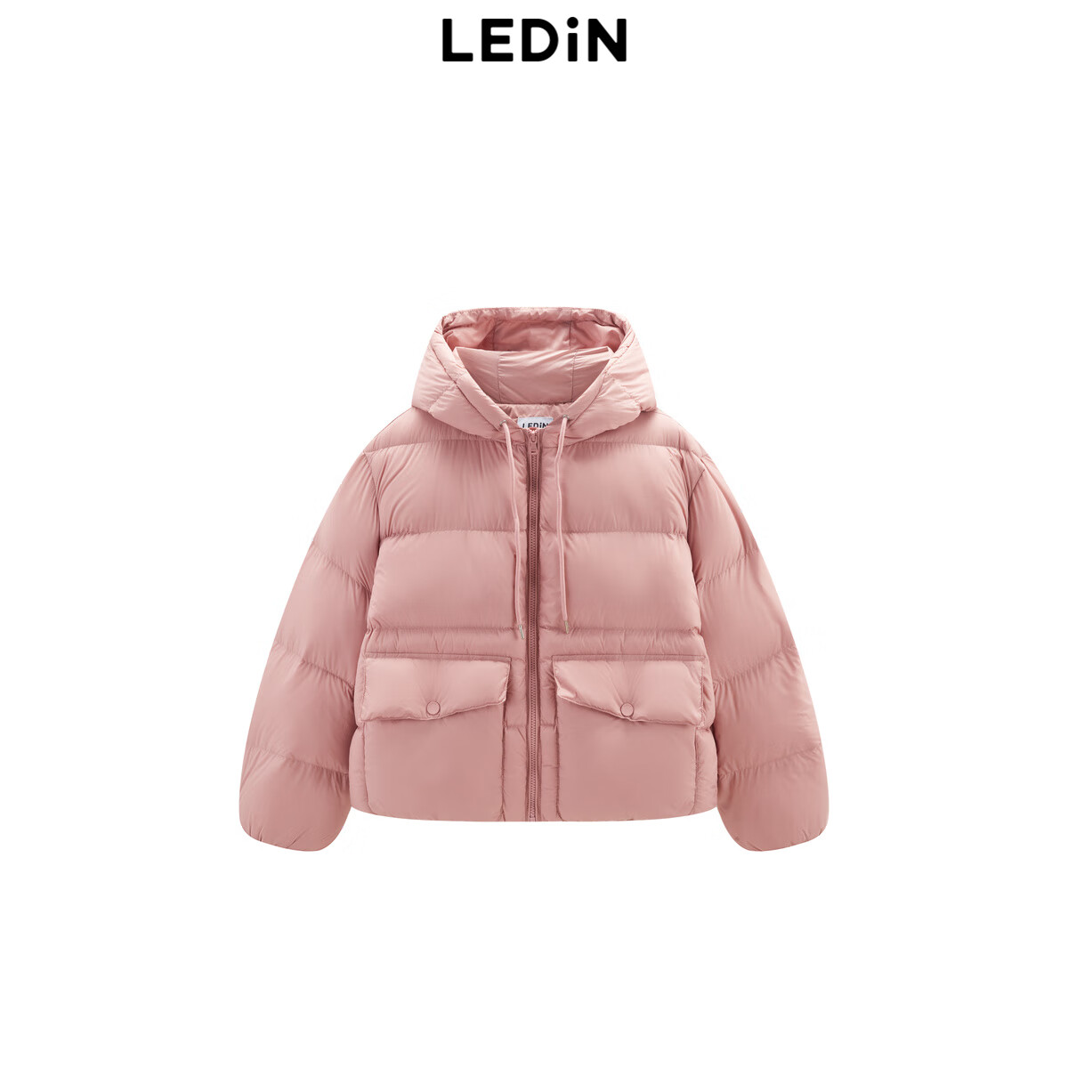 乐町羽绒服外套C2ACE4317 粉色5 S