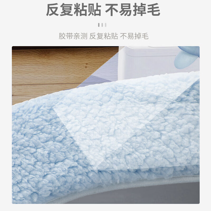 禧全福马桶垫子加厚秋冬防水坐便垫套不掉毛可水洗拉链马桶套 U型马桶垫【加厚蓝色】