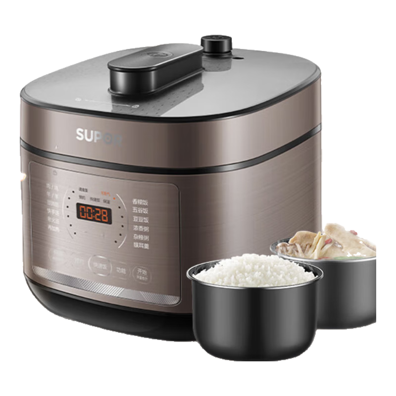 SUPOR/�ղ��� 6L ��ѹ���� ��˫�ڵ�24H����ԤԼSY-60YC505Q  509.15Ԫ(������)