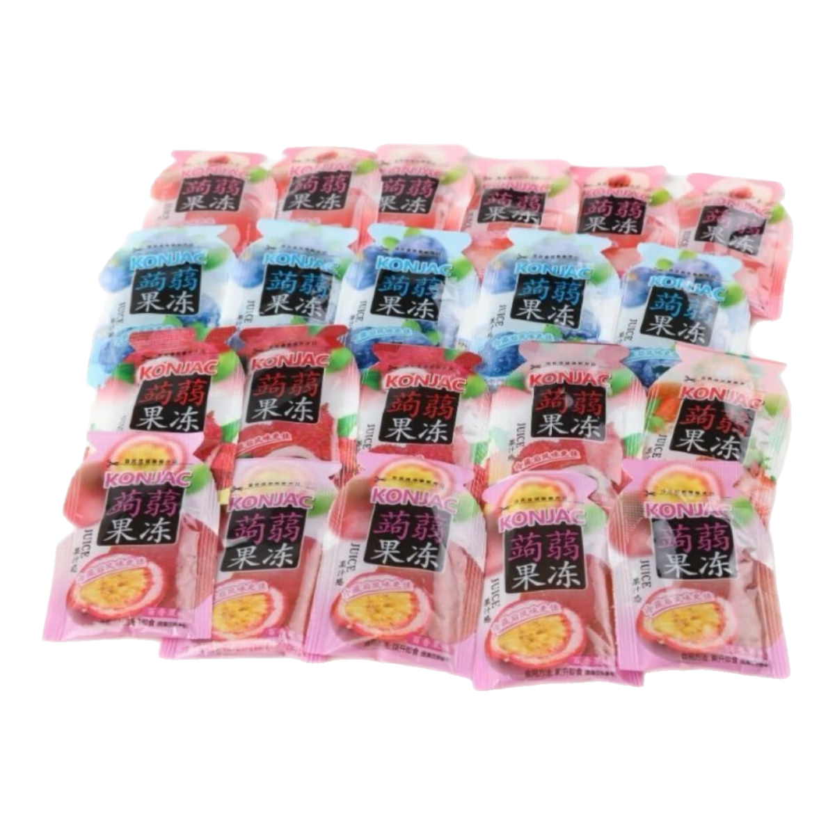 热卖中低卡蒟蒻果冻0脂肪网红休闲小零食小孩吸吸冻散称整箱便宜 50枚（活动）