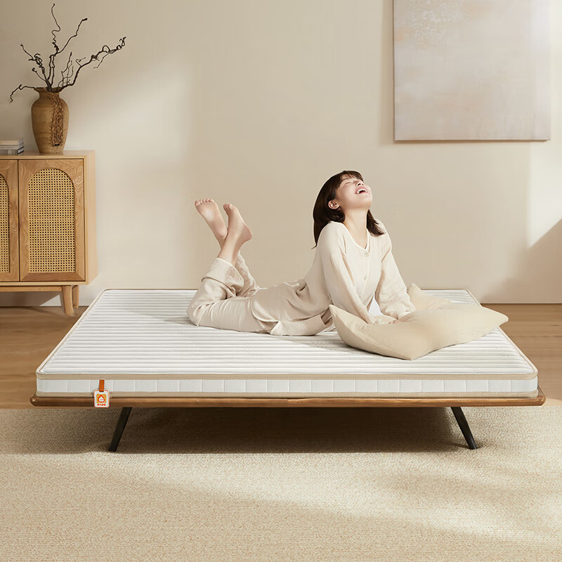 城市爱情喜临门黄麻床垫硬垫子可折叠榻榻米床垫租房学生床垫加硬神器 1.2*2米