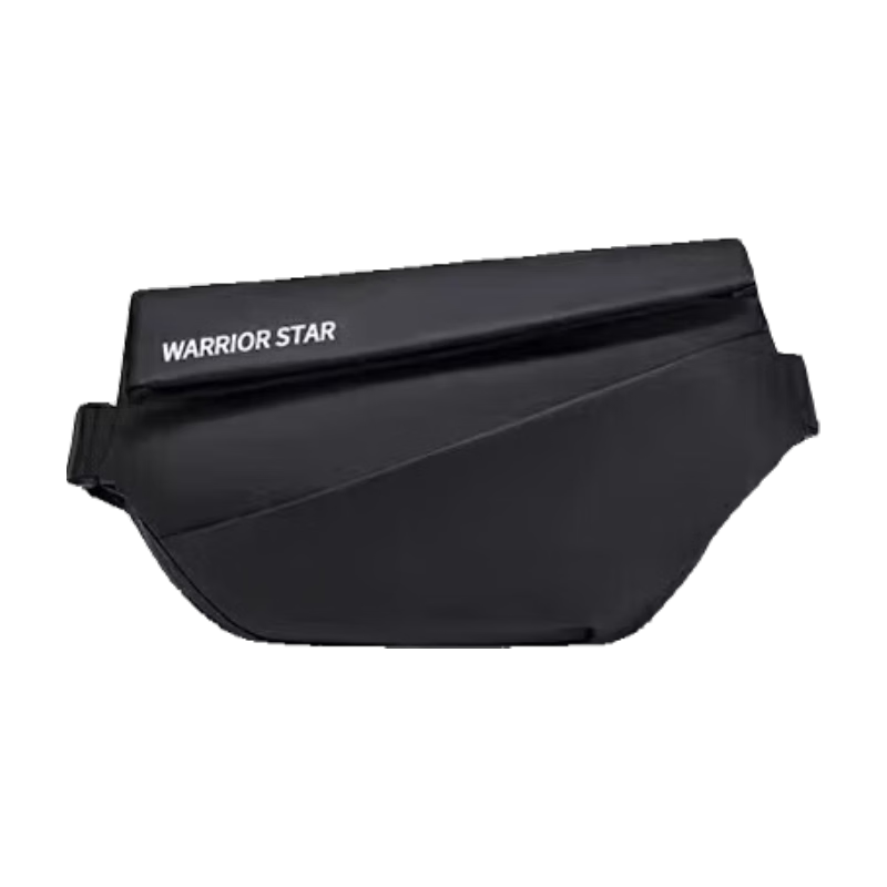 新款磁吸扣男士斜挎包大容量通勤骑行背包运动胸包单肩包跑步防水 全网热购丨旗舰款星耀黑+钥匙扣