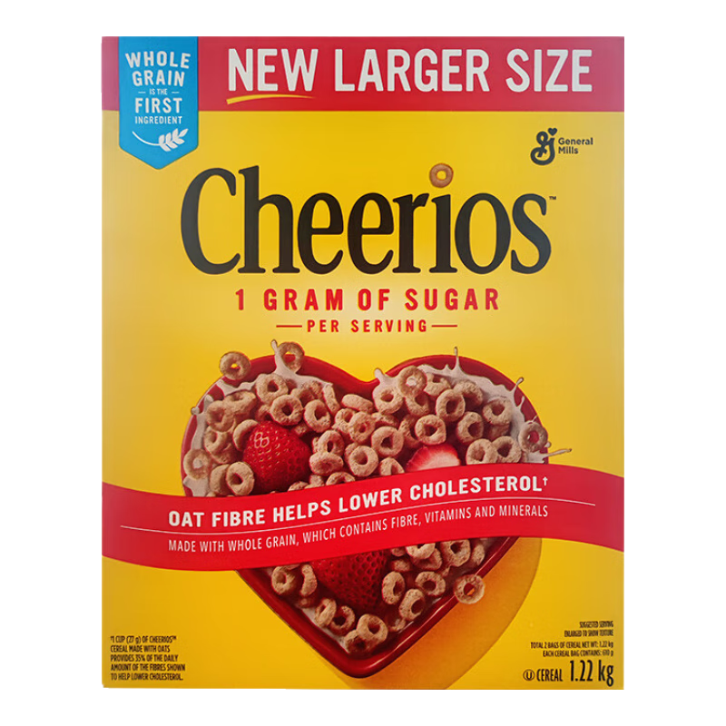 GENERAL MILLS����cheerios��ʳ����ȫ����Ȧ��Ƭ��ͯ�и���ʳ����ԭζ���610g ԭζ���Ӱ桿610g1��-��26��7�� 53.71Ԫ