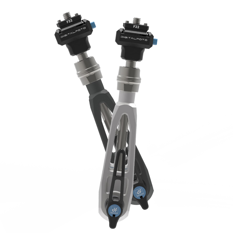 迪影丰DF 阻尼11寸万向怪手 阻尼式魔术臂 可拆卸球形云台带F22快装板ARRI阿莱定位针摄影配件固定架 【含F22快装板】星舰灰