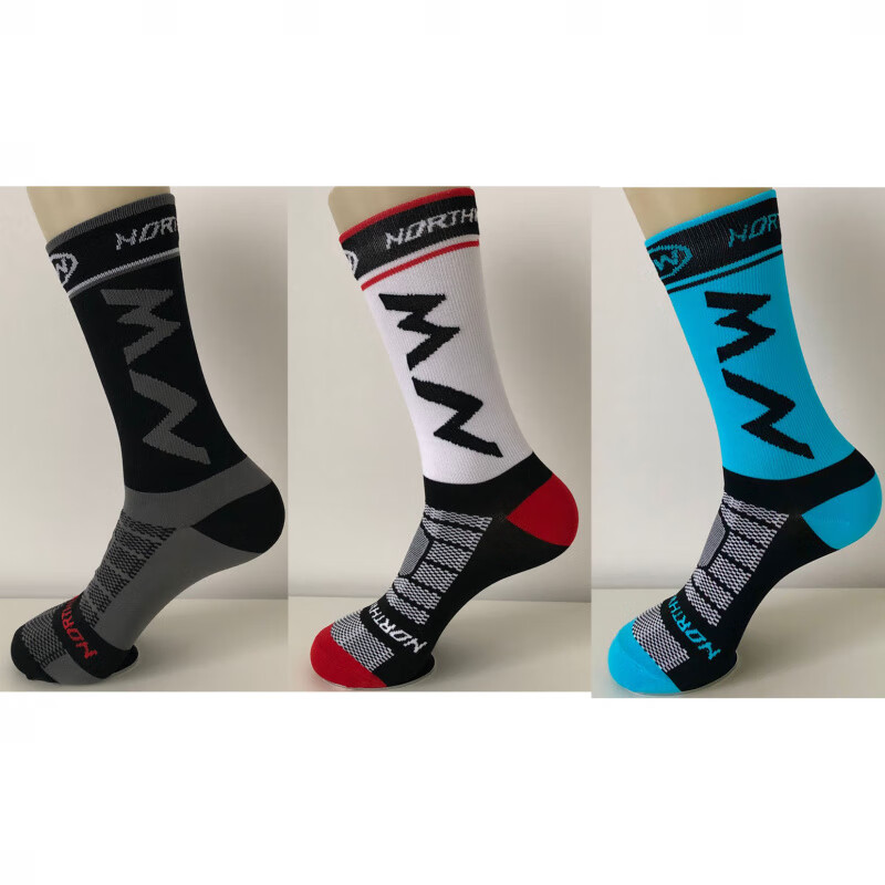 ldgd胖东来同款摩托车高帮袜成人骑行袜子 男女自行袜 高筒长袜户外运