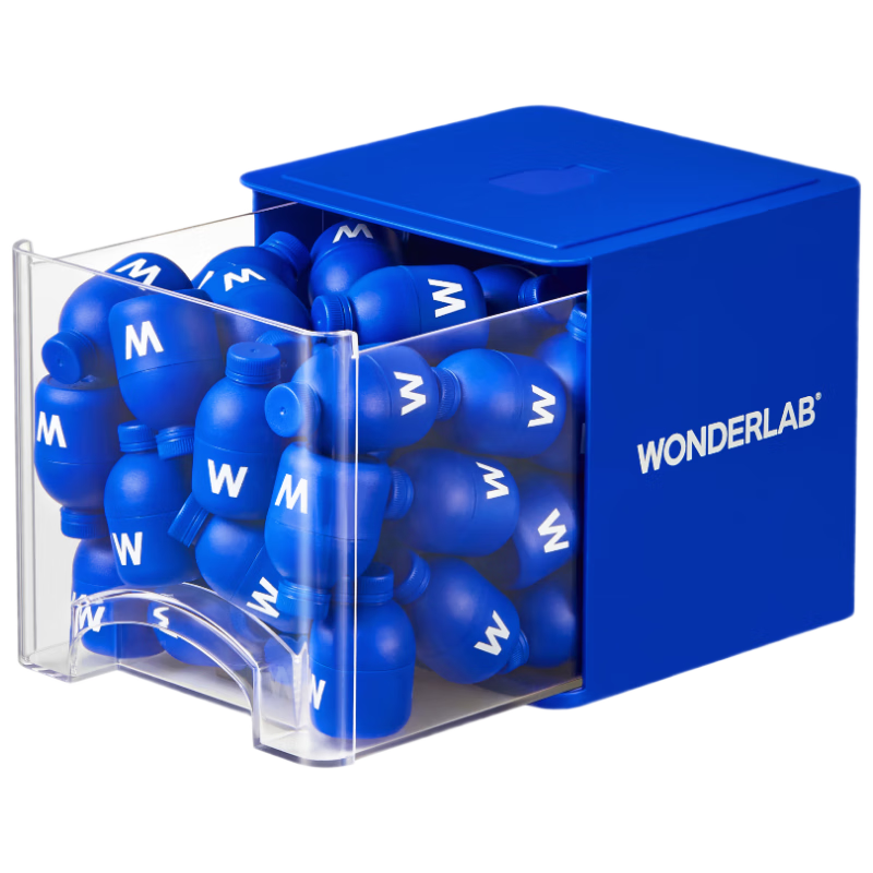 WONDERLAB小藍(lán)瓶益生菌40瓶 便秘調(diào)節(jié)腸道菌群益生菌增強(qiáng)免疫力調(diào)理腸胃脾