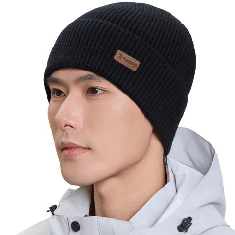 啄木鳥(niǎo)（TUCANO）純羊毛男士帽子男冬季休閑針織帽加厚毛線帽冬天防風(fēng)防寒保暖帽子