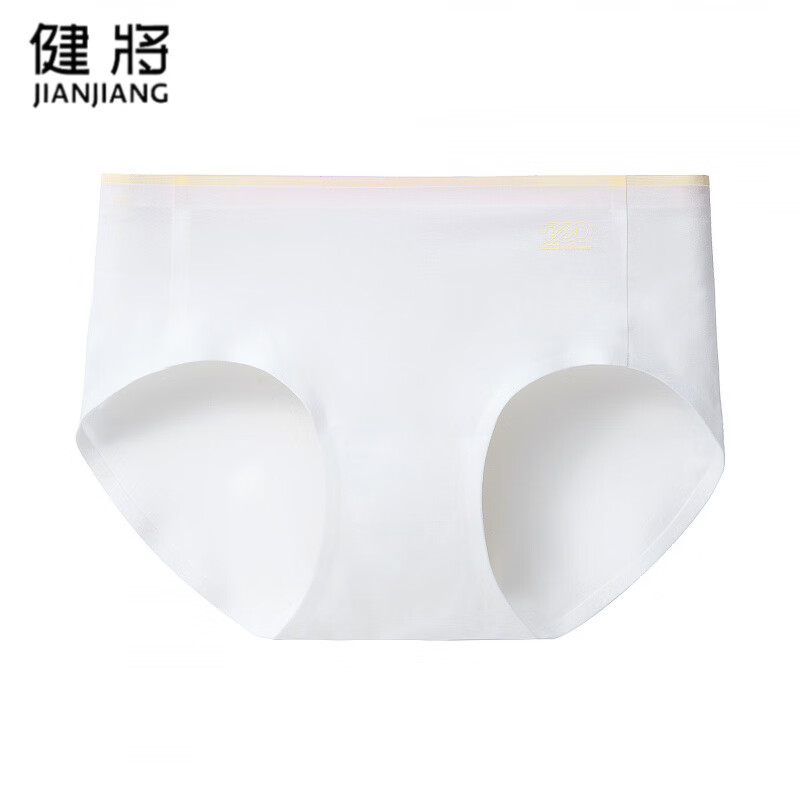 健將新款女士內(nèi)褲棉200新疆長絨棉+萊卡高端女內(nèi)褲蘆薈纖維內(nèi)褲女 秋黃 M