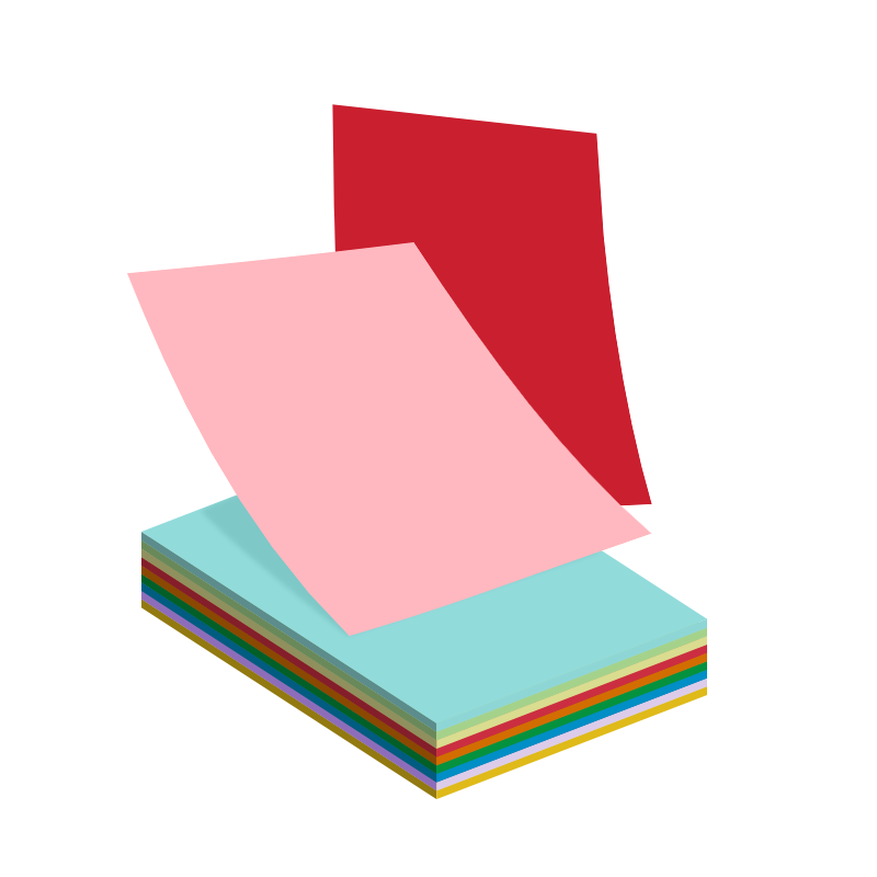 豪艺（HOOYE）A4彩色复印纸 凭证打印纸 儿童手工DIY折纸剪纸彩纸 70g 100张/包 10色混色