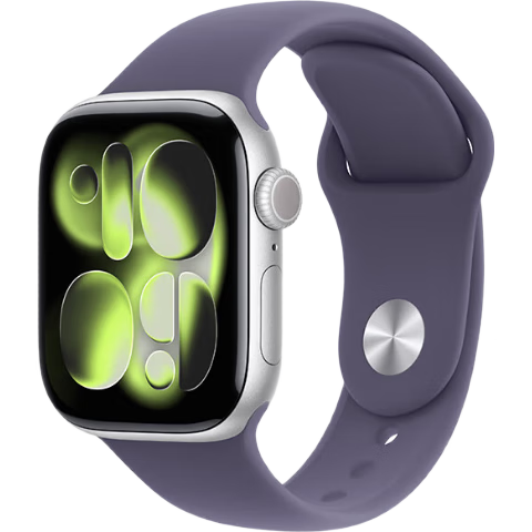 Apple/ƻ�� Watch S11 �����ֱ�GPS+���ѿ�42������ɫ��������������ɫ�˶��ͱ���S/M MF9G4CH/B
