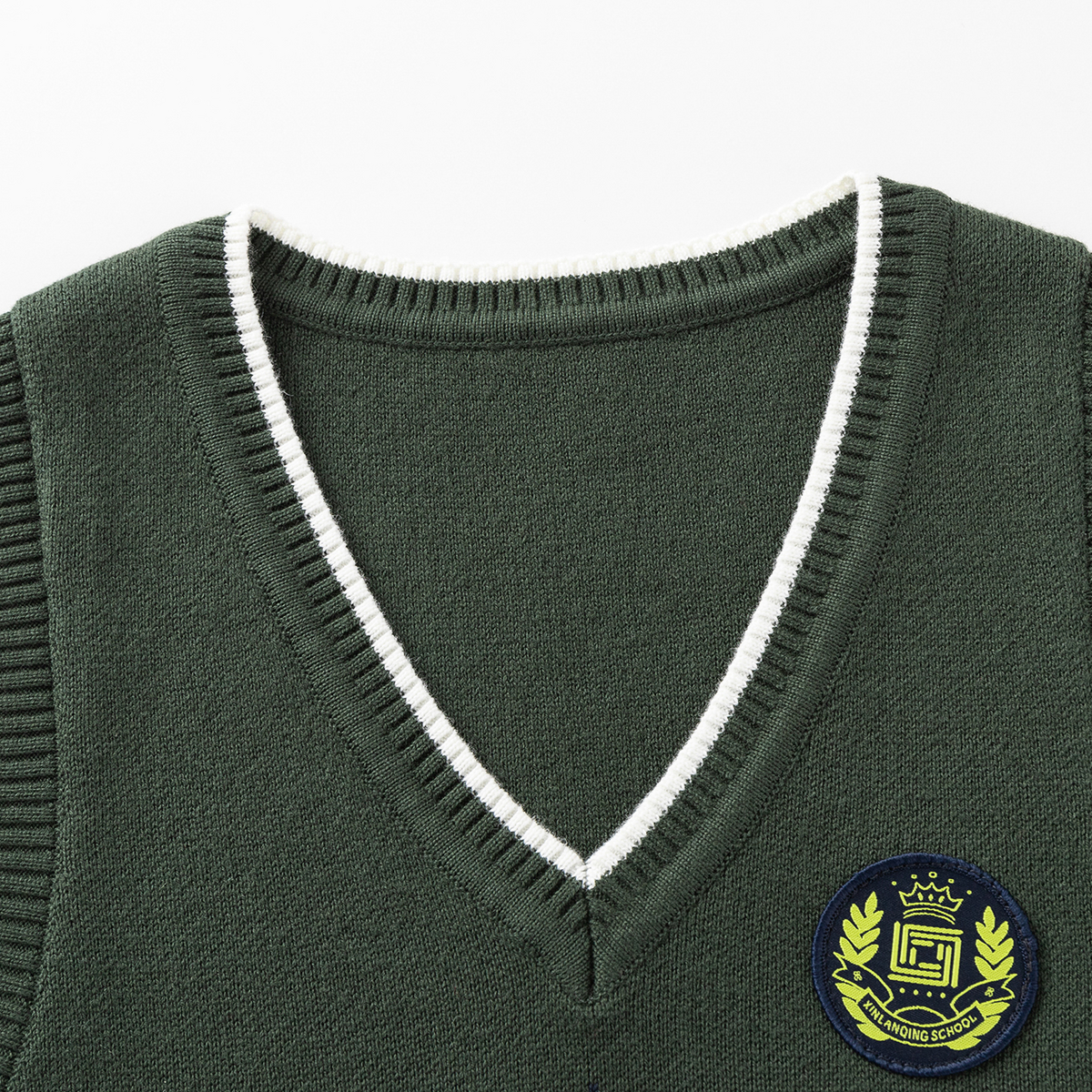 马骑顿秋冬款儿童针织衫毛衣 蓝绿 160