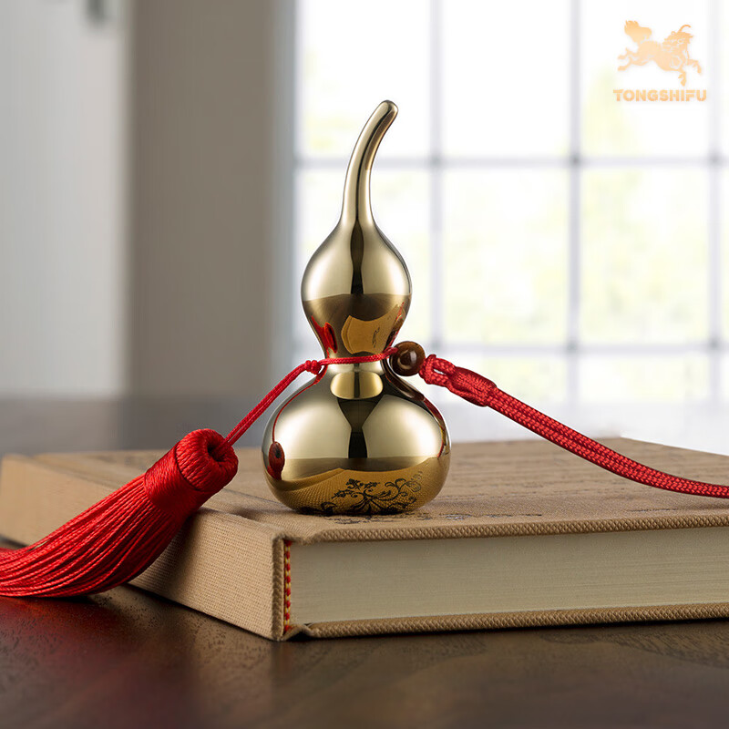 好运铜葫芦办公室桌面铜挂件  家居装饰工艺礼品摆饰礼品 好运铜葫芦