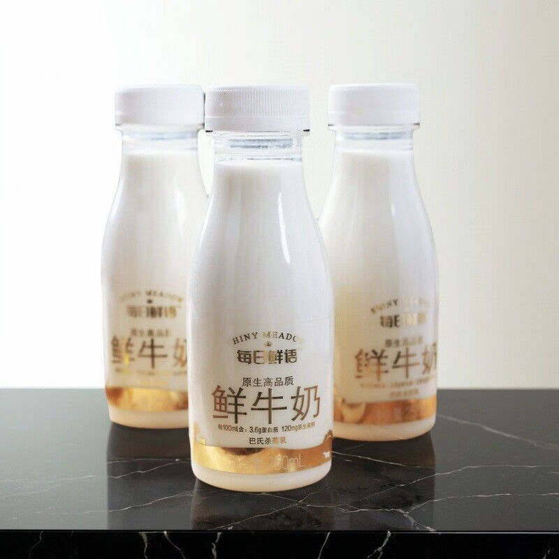 每日鲜语现产现发蒙牛每日鲜语原生高品质鲜牛奶250mLx12瓶巴氏 每日鲜语鲜牛奶250ml*12瓶