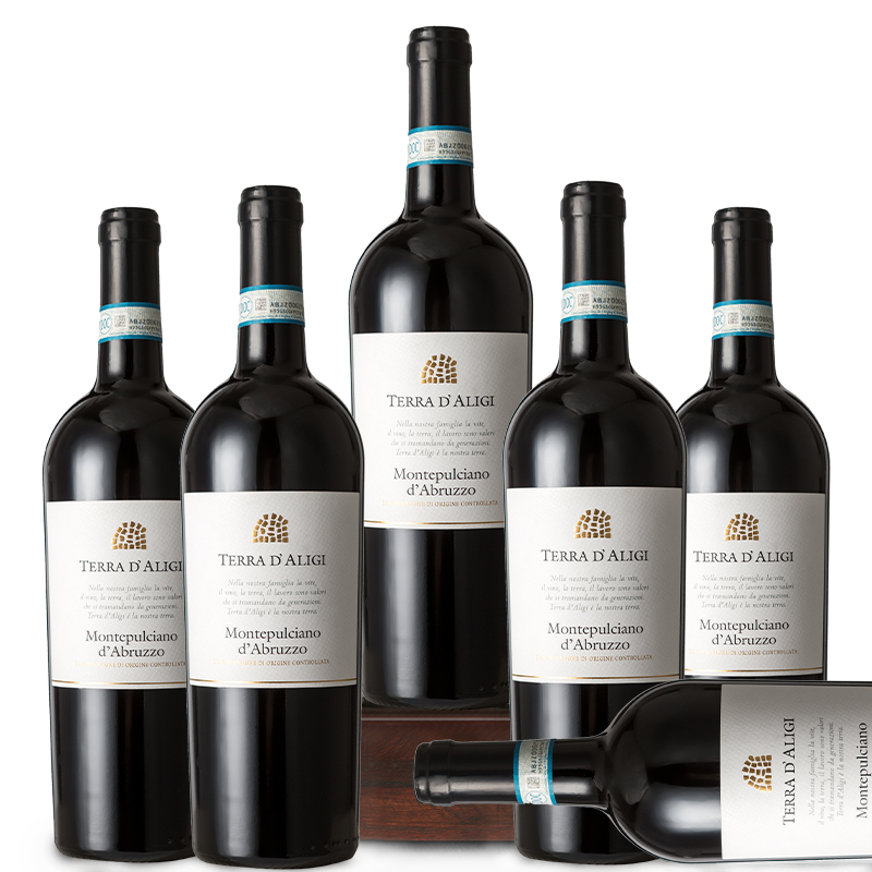 【布鲁塞尔金奖】意大利原瓶进口DOC级红酒整箱托斯卡纳干红葡萄酒750ML 整箱6支装