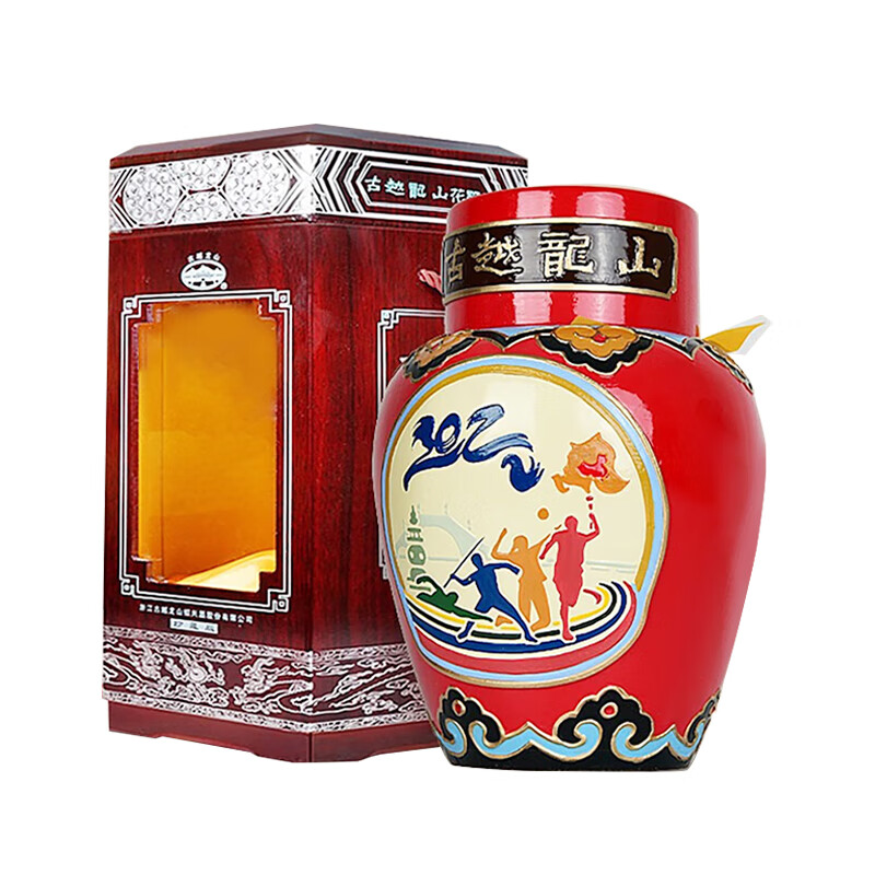 古越龙山绍兴黄酒十年陈酿浮雕亚运会工艺纪念酒 2.5L装 花雕酒 高端黄酒 亚运会浮雕十年 2.5L 1坛