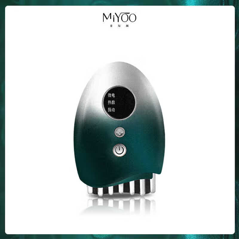 麦尔颜面部按摩仪砭石肩颈提拉脸部拨筋刮痧板仪美容电动脸部背 面部砭石按摩仪一台