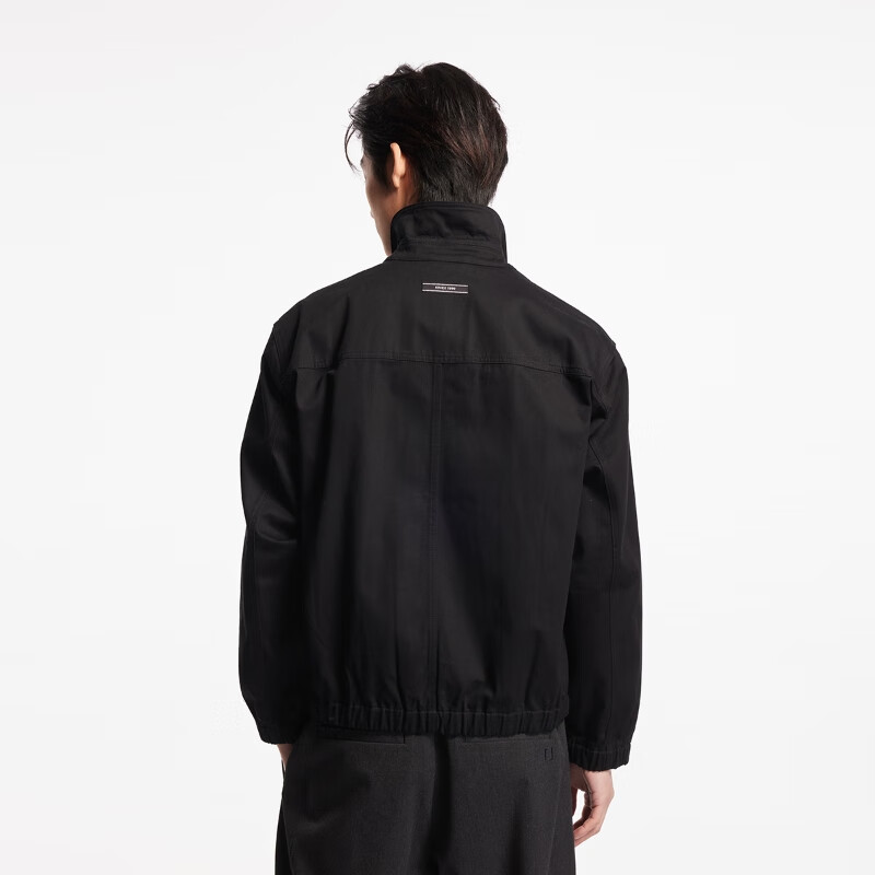 杰克·琼斯（JACK&JONES）春秋外套男士休闲夹克合集 225121015E40黑色 M 175