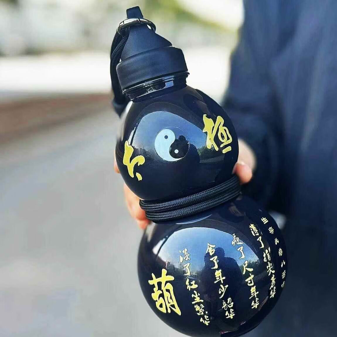 葫芦水杯2025新款创意运动水杯塑料水壶男女生时尚大容量运动杯子 750